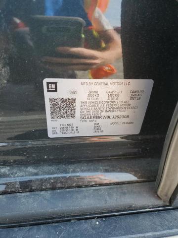 5GAERBKW8LJ262308 - 2020 BUICK ENCLAVE ESSENCE Темно-сірий фото 13