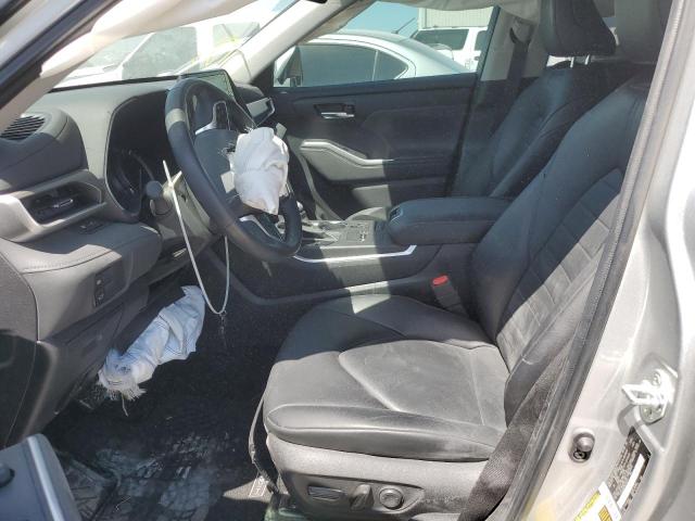 5TDGZRAH2NS545411 - 2022 TOYOTA HIGHLANDER XLE Արծաթագույն լուսանկար 7