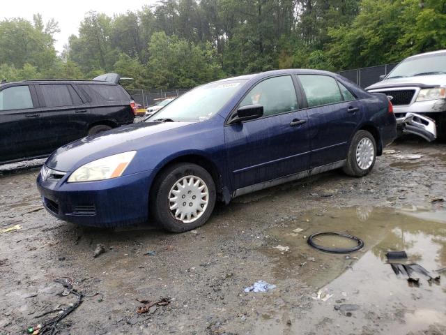 1HGCM56137A224514 - 2007 HONDA ACCORD VALUE BLUE photo 1