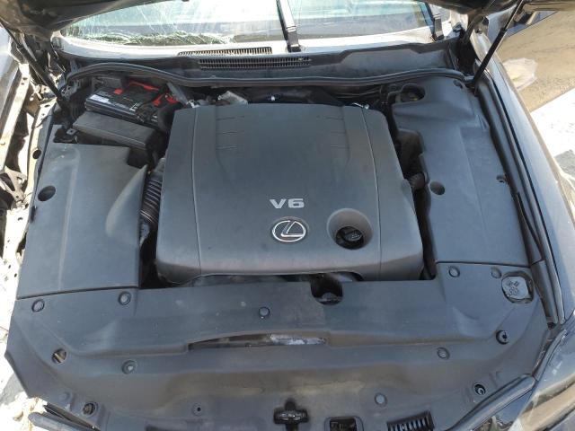 JTHBK262285069275 - 2008 LEXUS IS 250 BLACK photo 11