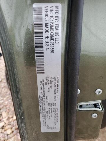 1C4PJMBX9MD252860 - 2021 JEEP CHEROKEE TRAILHAWK GREEN photo 13