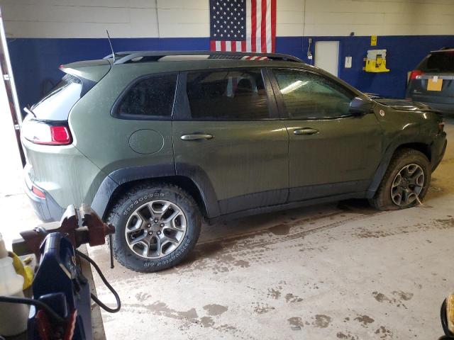 1C4PJMBX9MD252860 - 2021 JEEP CHEROKEE TRAILHAWK GREEN photo 3