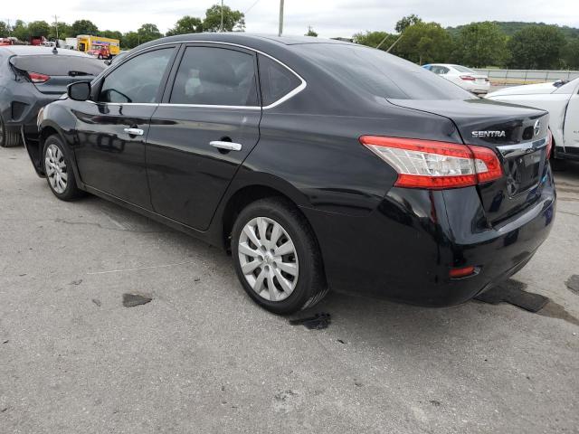 3N1AB7AP7DL771702 - 2013 NISSAN SENTRA S BLACK photo 2