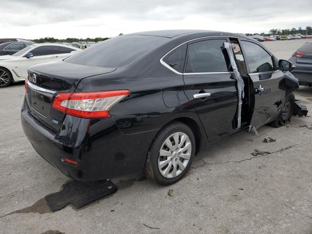 3N1AB7AP7DL771702 - 2013 NISSAN SENTRA S BLACK photo 3