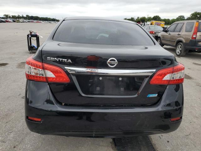 3N1AB7AP7DL771702 - 2013 NISSAN SENTRA S BLACK photo 6