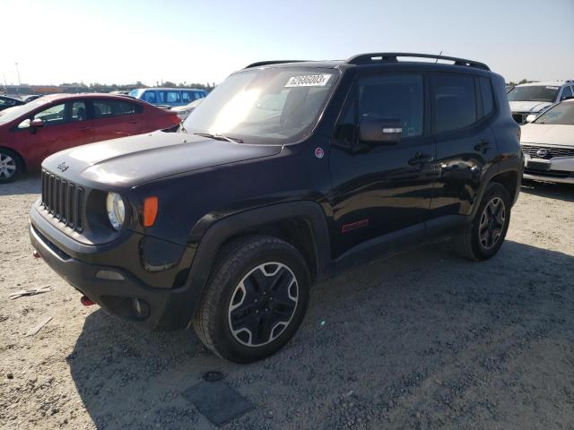 ZACCJBCB9HPE51484 - 2017 JEEP RENEGADE TRAILHAWK BLACK photo 1