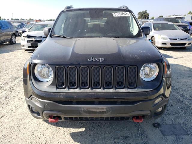 ZACCJBCB9HPE51484 - 2017 JEEP RENEGADE TRAILHAWK BLACK photo 5