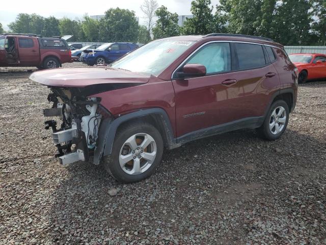 3C4NJDBB4MT579821 - 2021 JEEP COMPASS LATITUDE BURGUNDY photo 1