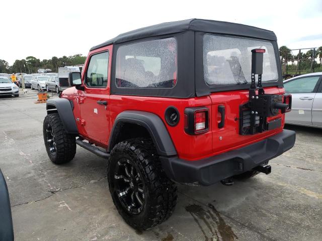 1C4GJXAG9KW626615 - 2019 JEEP WRANGLER SPORT RED photo 3