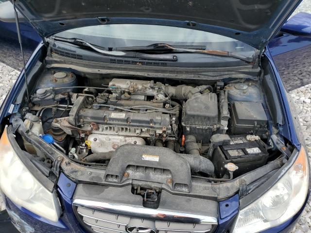 KMHDU46D17U049231 - 2007 HYUNDAI ELANTRA GLS BLUE photo 11