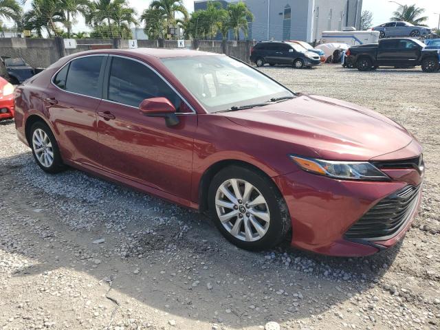4T1B11HK5KU258166 - 2019 TOYOTA CAMRY L 红色 照片 4