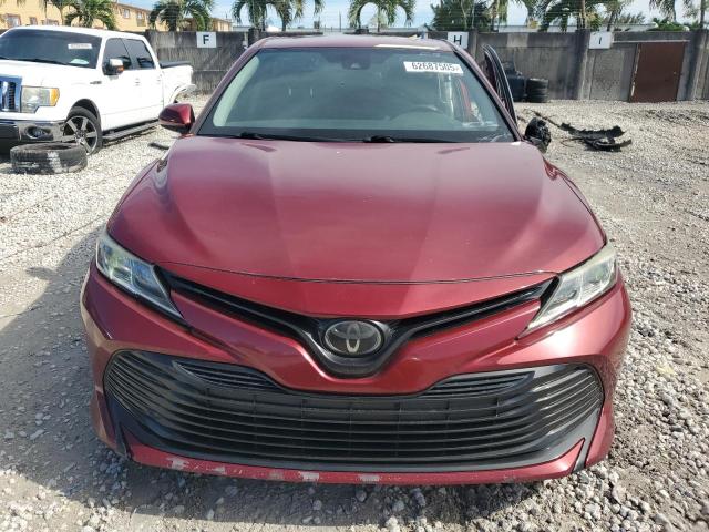 4T1B11HK5KU258166 - 2019 TOYOTA CAMRY L 红色 照片 5