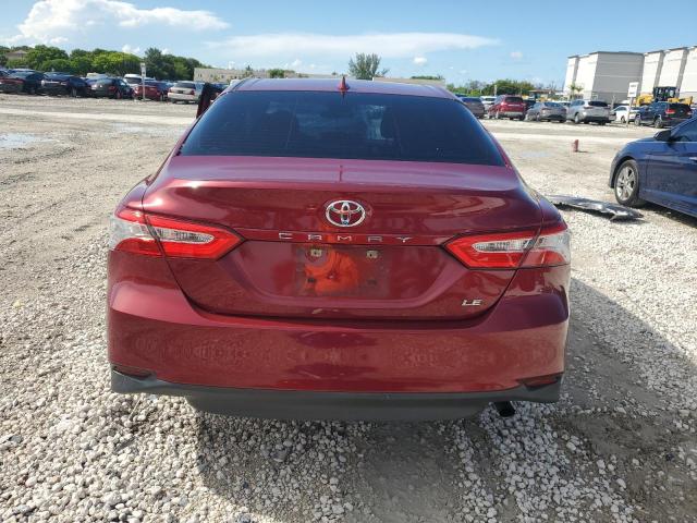 4T1B11HK5KU258166 - 2019 TOYOTA CAMRY L 红色 照片 6