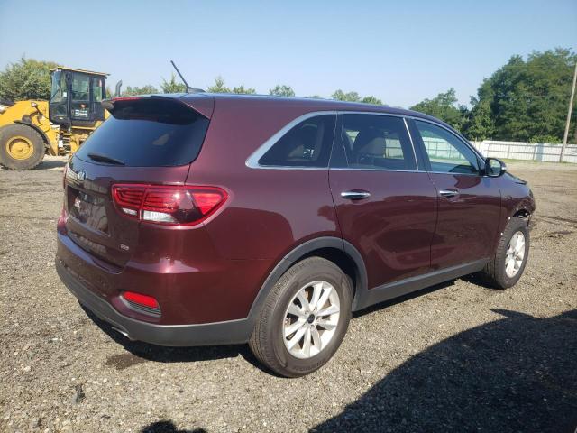 5XYPG4A38KG576068 - 2019 KIA SORENTO L BURGUNDY photo 3