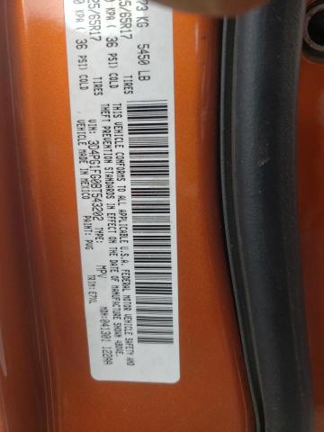 3D4PG1FG0BT543202 - 2011 DODGE JOURNEY MAINSTREET ORANGE photo 13