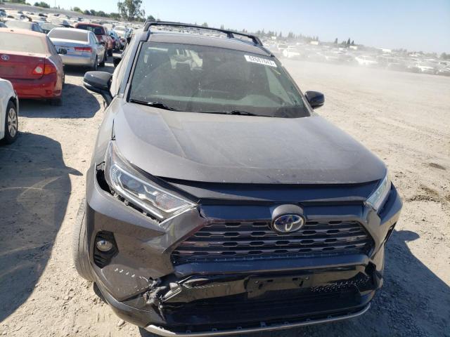 JTMEWRFV3KJ024690 - 2019 TOYOTA RAV4 XSE GRAY photo 5