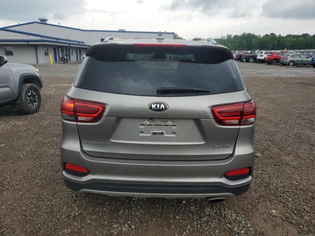 5XYPHDA53KG531070 - 2019 KIA SORENTO EX SILVER photo 6