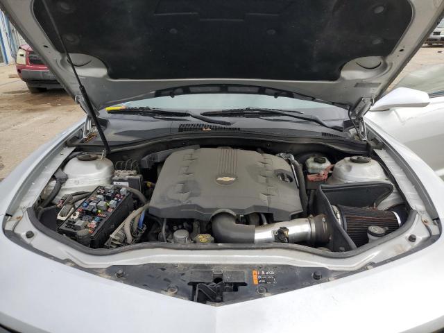 2G1FB1E32D9159264 - 2013 CHEVROLET CAMARO LT Сріблястий фото 11