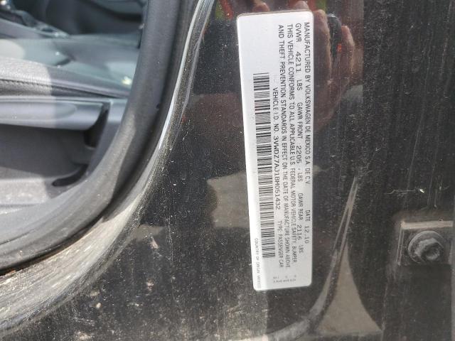 3VWDZ7AJ1BM051432 - 2011 VOLKSWAGEN JETTA SE 黑色 照片 12