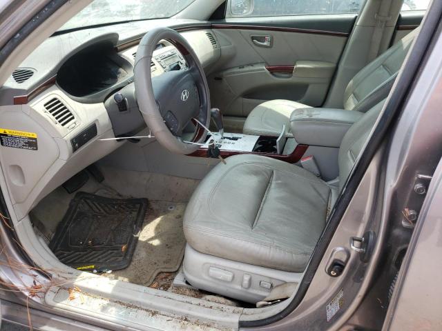 KMHFC46F97A216854 - 2007 HYUNDAI AZERA SE GRAY photo 7