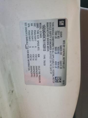 1GCUGADX7A1162813 - 2010 CHEVROLET EXPRESS G1500 თეთრი ფოტო 13