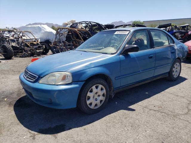 2HGEJ6615YH528759 - 2000 HONDA CIVIC BASE 青色 照片 1