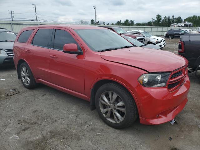 1D4RE3GG8BC699489 - 2011 DODGE DURANGO HEAT RED photo 4