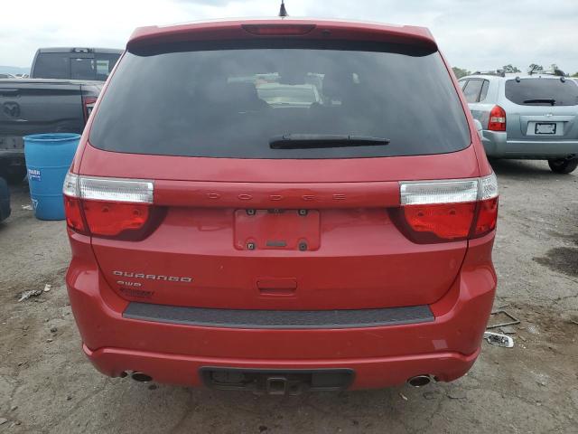 1D4RE3GG8BC699489 - 2011 DODGE DURANGO HEAT RED photo 6