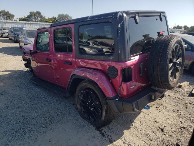 1C4JJXP66NW103061 - 2022 JEEP WRANGLER U SAHARA 4XE PINK photo 2