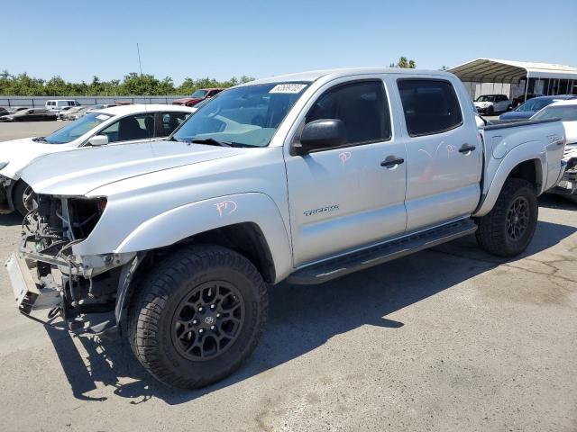 5TEJU62N76Z166769 - 2006 TOYOTA TACOMA DOUBLE CAB PRERUNNER SILVER photo 1