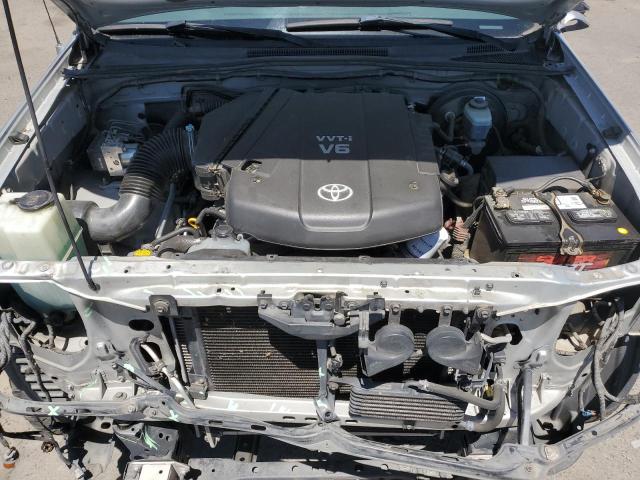 5TEJU62N76Z166769 - 2006 TOYOTA TACOMA DOUBLE CAB PRERUNNER SILVER photo 11