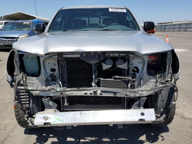 5TEJU62N76Z166769 - 2006 TOYOTA TACOMA DOUBLE CAB PRERUNNER SILVER photo 5