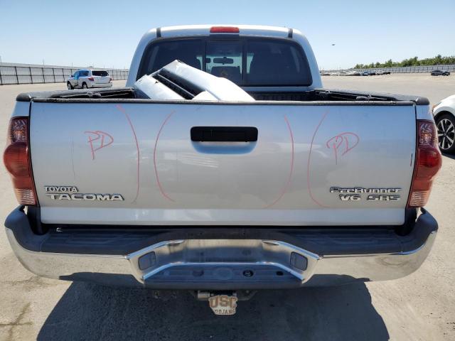 5TEJU62N76Z166769 - 2006 TOYOTA TACOMA DOUBLE CAB PRERUNNER SILVER photo 6