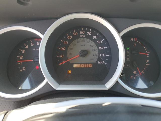 5TEJU62N76Z166769 - 2006 TOYOTA TACOMA DOUBLE CAB PRERUNNER SILVER photo 9