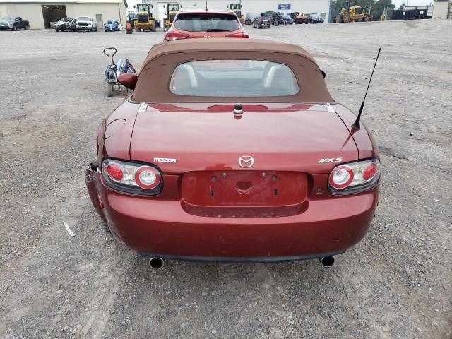 JM1NC25F660114390 - 2006 MAZDA MX-5 MIATA BURGUNDY photo 6