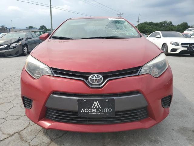 2T1BURHE7GC662434 - 2016 TOYOTA COROLLA L RED photo 5