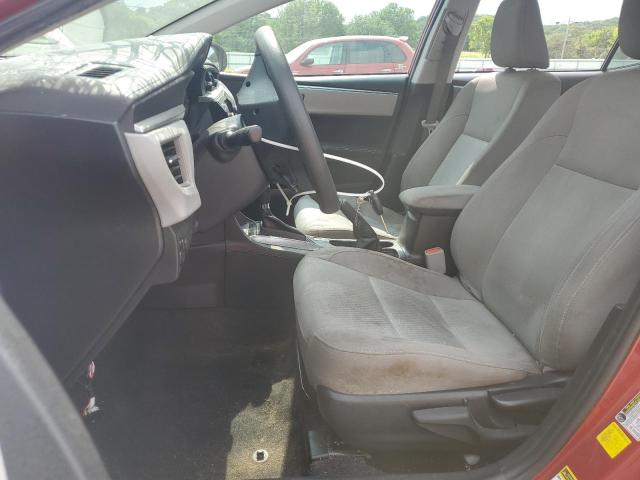 2T1BURHE7GC662434 - 2016 TOYOTA COROLLA L RED photo 7