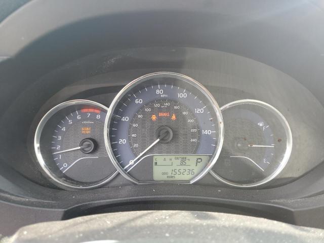 2T1BURHE7GC662434 - 2016 TOYOTA COROLLA L RED photo 9