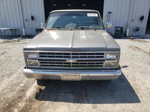 1GCDR14Z1HF376530 - 1987 CHEVROLET R10 GRAY photo 5