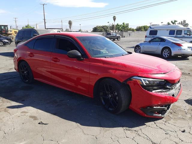 2HGFE2F55NH592638 - 2022 HONDA CIVIC SPORT 红色 照片 4
