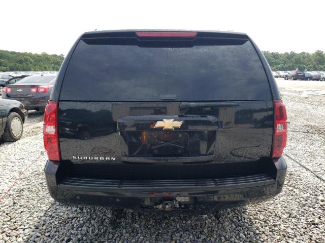 1GNFC16J67J302752 - 2007 CHEVROLET SUBURBAN C1500 BLACK photo 6