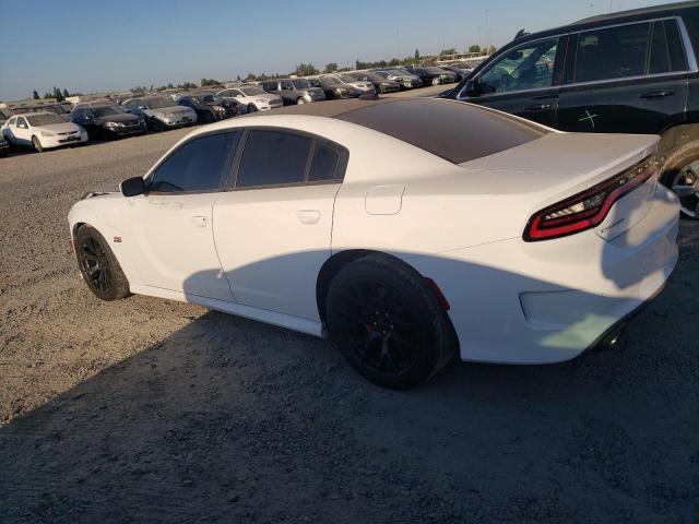 2C3CDXGJXKH688827 - 2019 DODGE CHARGER SCAT PACK WHITE photo 2