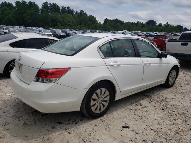 1HGCP2F36AA081959 - 2010 HONDA ACCORD LX WHITE photo 3