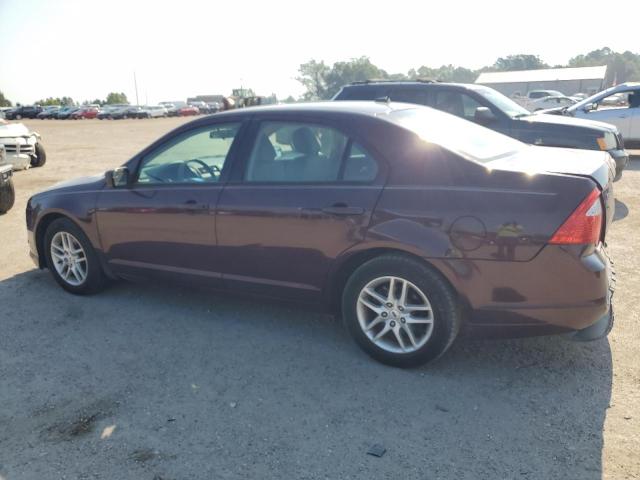 3FAHP0GA3BR316336 - 2011 FORD FUSION S MAROON photo 2