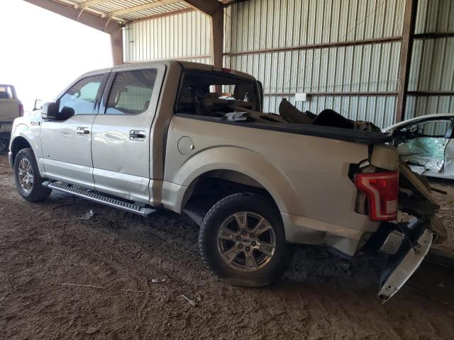 1FTEW1EG7HKC15598 - 2017 FORD F150 SUPERCREW BEIGE photo 2