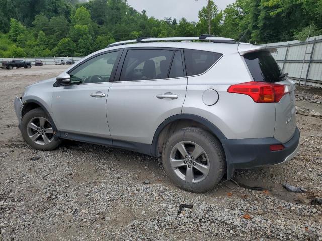 JTMRFREV4FD170832 - 2015 TOYOTA RAV4 XLE SILVER photo 2