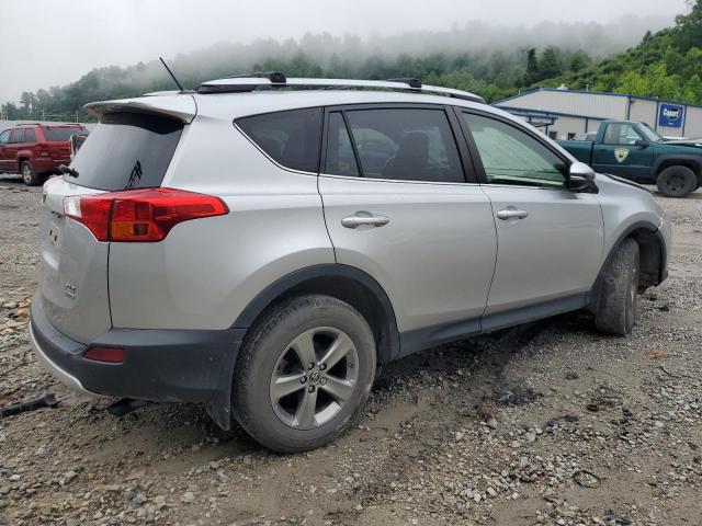 JTMRFREV4FD170832 - 2015 TOYOTA RAV4 XLE SILVER photo 3