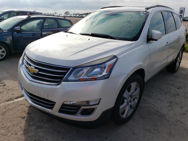 1GNKVJKD5EJ147133 - 2014 CHEVROLET TRAVERSE LTZ WHITE photo 2