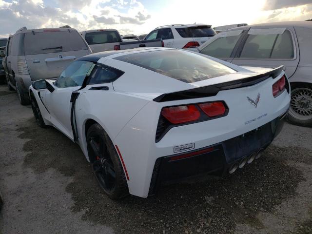 1G1YH2D76E5107488 - 2014 CHEVROLET CORVETTE STINGRAY Z51 1LT WHITE photo 3