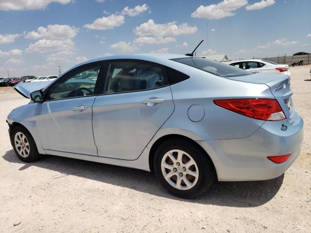 KMHCT4AE4DU334239 - 2013 HYUNDAI ACCENT GLS BLUE photo 2